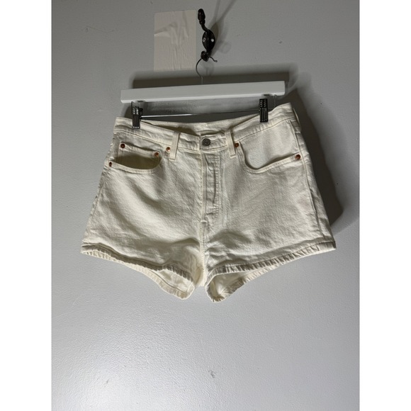 Levi's Pants - Levi's 501 off white jean shorts size 31